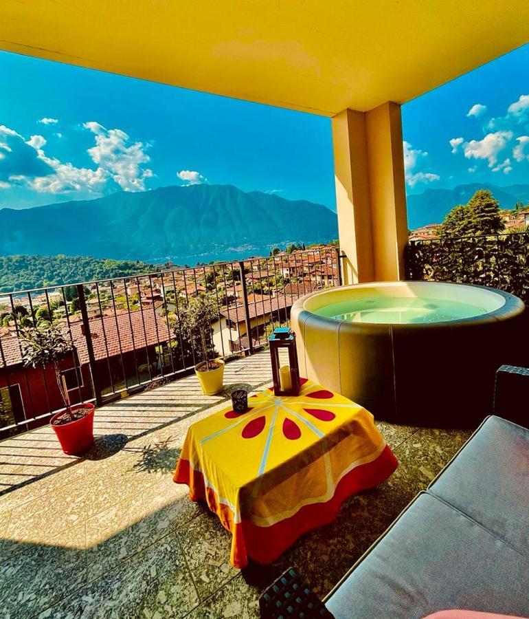 Magic View With Whirpool Apartman Lenno Kültér fotó